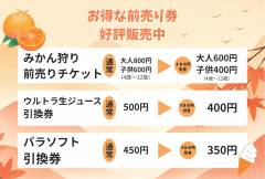 秋の河津を満喫！～季節限定の特別チケットのご案内～