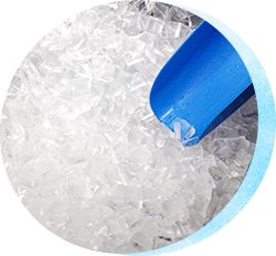 チェックアウト時、クーラーボックス用のアイスをご用意